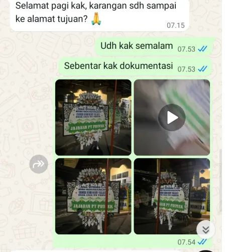 Pengiriman Papan Bunga Selamat Muara Blanakan