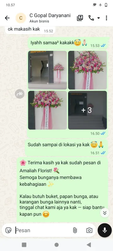 Pengiriman Karangan Bunga Muara Blanakan